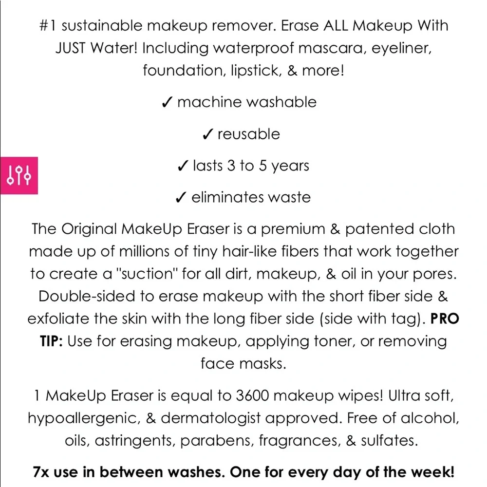 🌈The Original Makeup Eraser Road Less Traveled 7-Day Set